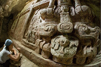 Mayan Frieze, Holmul Guatemala Mayan Frieze, Holmul Guatemala