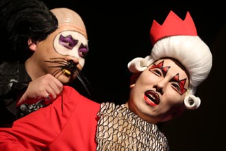 Scene from theater production in China