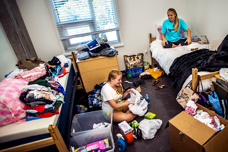 Move-in day kicks off the new academic year. 