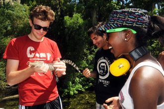 Courses with service-learning components examine the effects of the Gulf oil spill on critters, culture and environment. Courses with service-learning components examine the effects of the Gulf oil spill on critters, culture and environment.