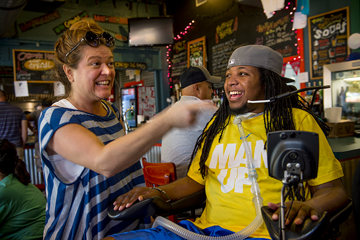 Lani Ramos and Devon Walker
