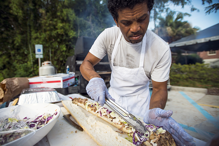 Food, friends and plenty of school spirit helped kick off the Green Wave football season. 
