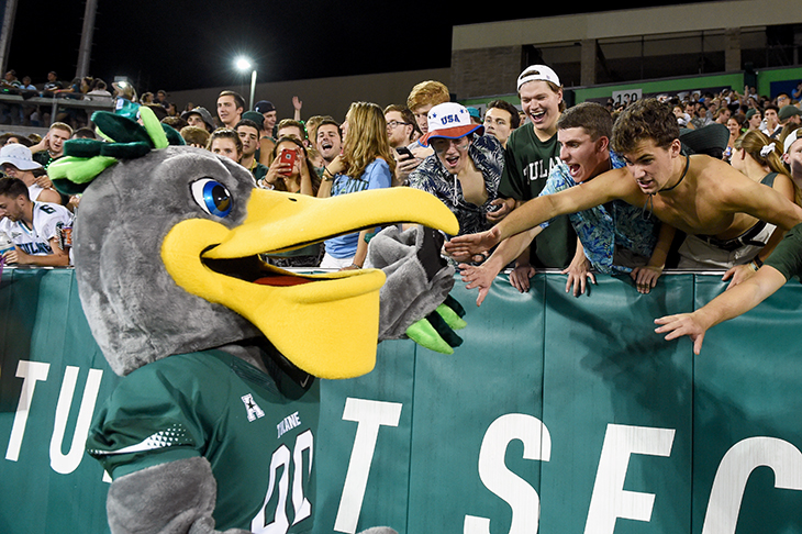 Fall means football back on the Tulane campus.