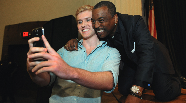 Cody Low and LeVar Burton Cody Low and LeVar Burton