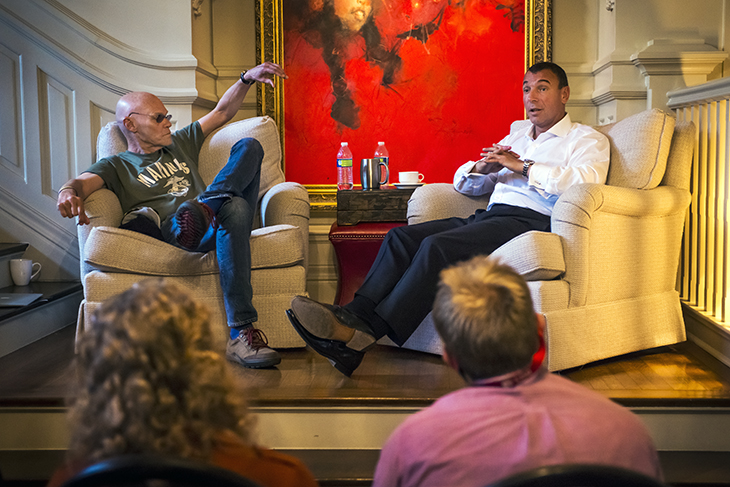 James Carville and Richard Thompson
