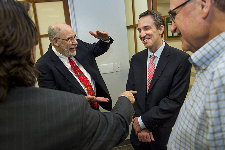 Tulane colleagues congratulate law professor Gabe Feldman