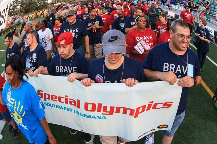 Special Olympics athletes in Louisiana