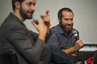 Reddit leaders Alexis Ohanian and Erik Martin Reddit leaders Alexis Ohanian and Erik Martin