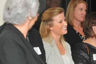 Scholarship student April Hartman
