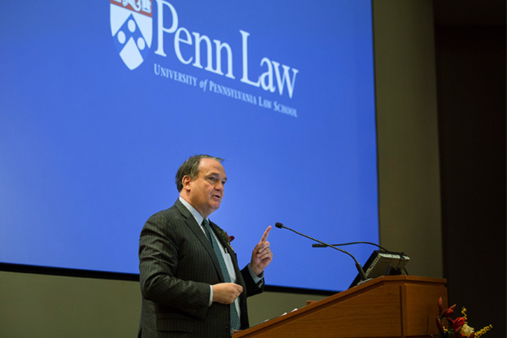 President Fitts honored by Penn Law Alumni. President Fitts honored by Penn Law Alumni.