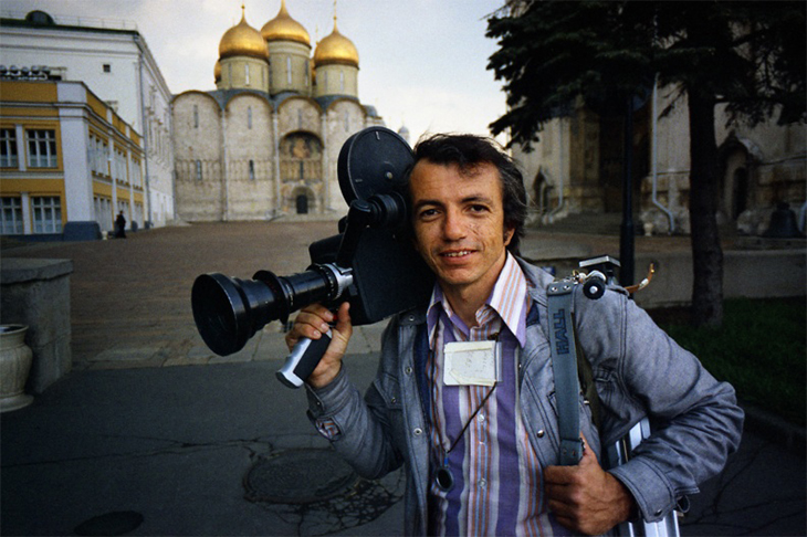Del Hall on assignment in Moscow in 1972