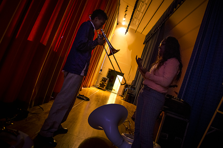 McAlister auditorium hosts a concert for the community.