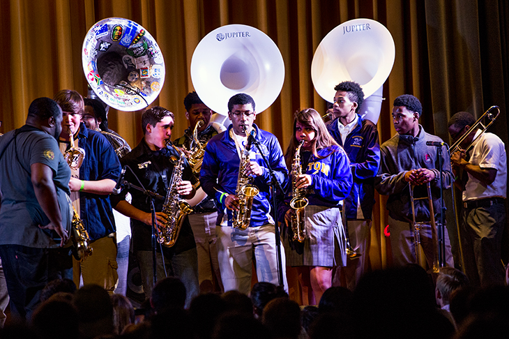 McAlister auditorium hosts a concert for the community.