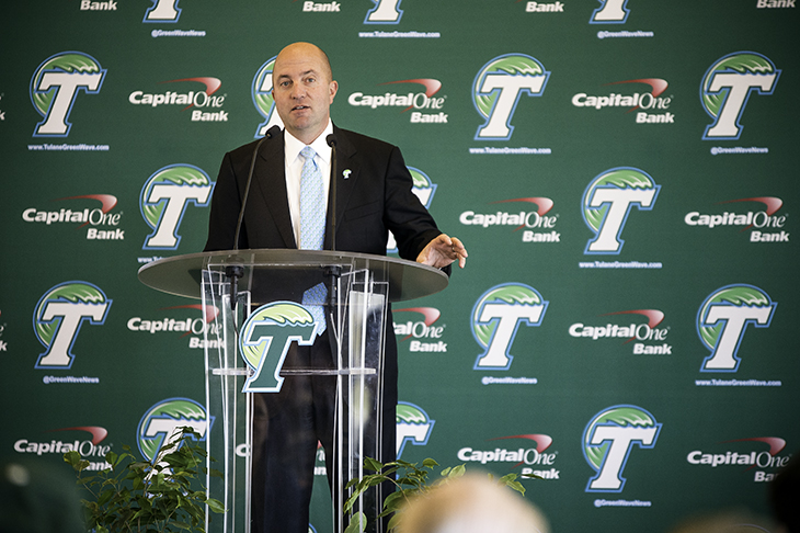 A warm New Orleans welcome to the new Tulane Director of Athletics.