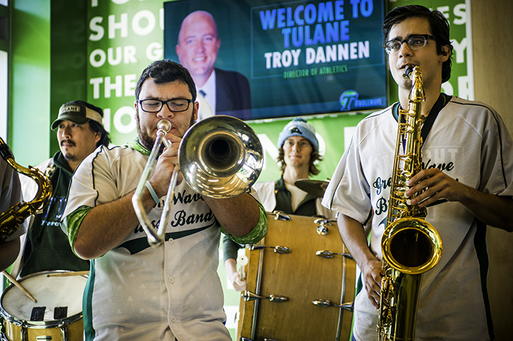 A warm New Orleans welcome to the new Tulane Director of Athletics. 