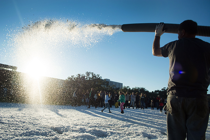  sunny with a patch of snow. 