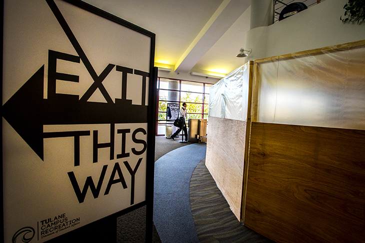 The front desk at Reily gets a new look for the new year.