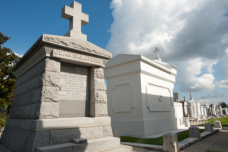 From Stories from the St. Louis Cemeteries of New Orleans by Sally Asher 