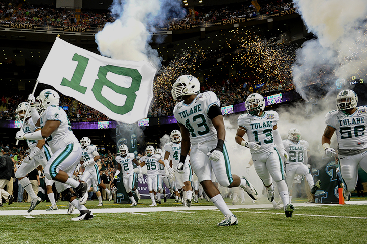 Taking the field