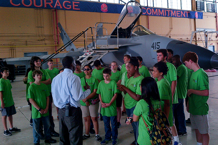 STEM LASSO program, Naval Air Station Joint Reserve Base