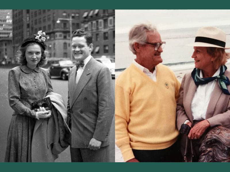 Lenore Benson Raborn and Robert Raborn met at Tulane in 1946, were married for 52 years and will eventually donate a $1.925 million trust to their alma mater. (Photos courtesy of the Raborn family).