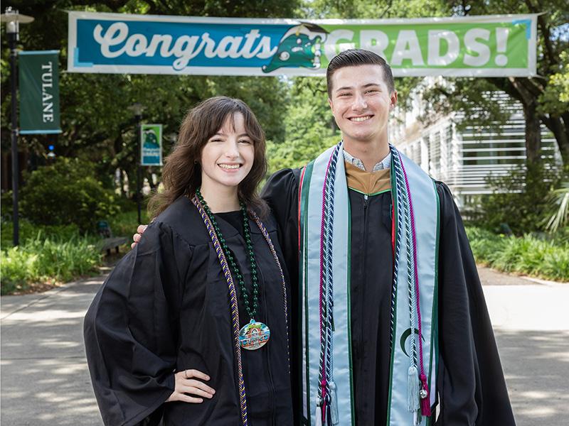 Louisiana Promise students Julia and Seth