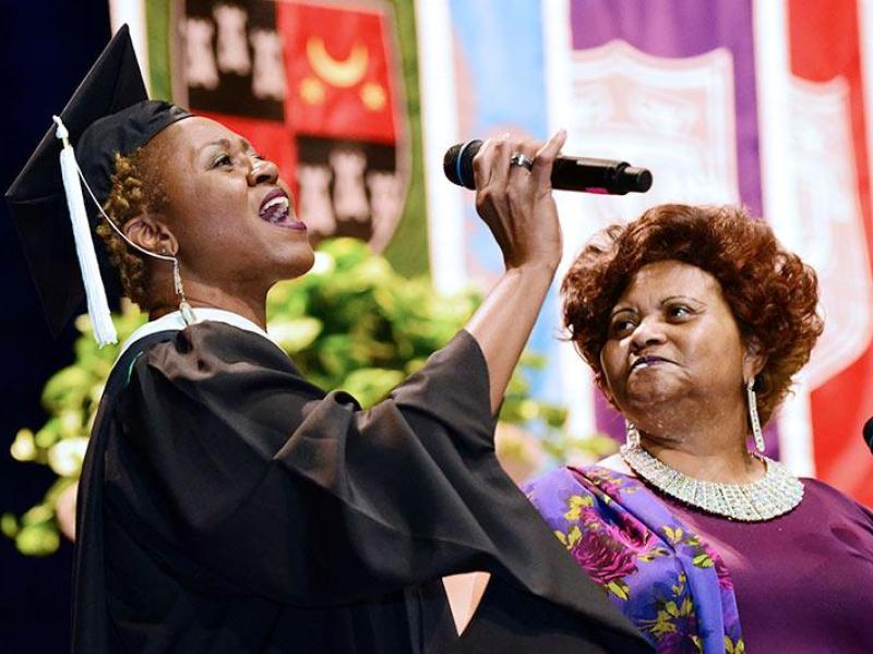 Tulane's Unified Commencement singer 