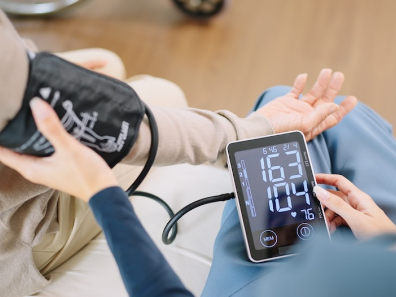 Blood pressure reading