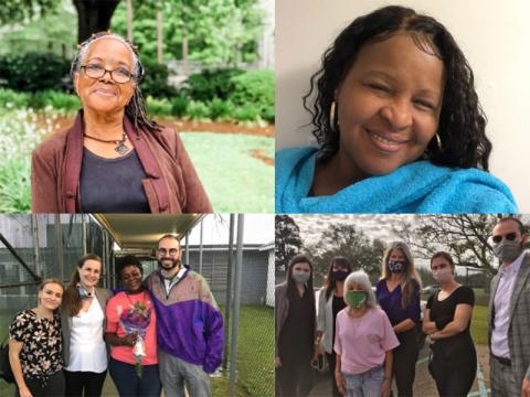 Four survivors of gender-based violence