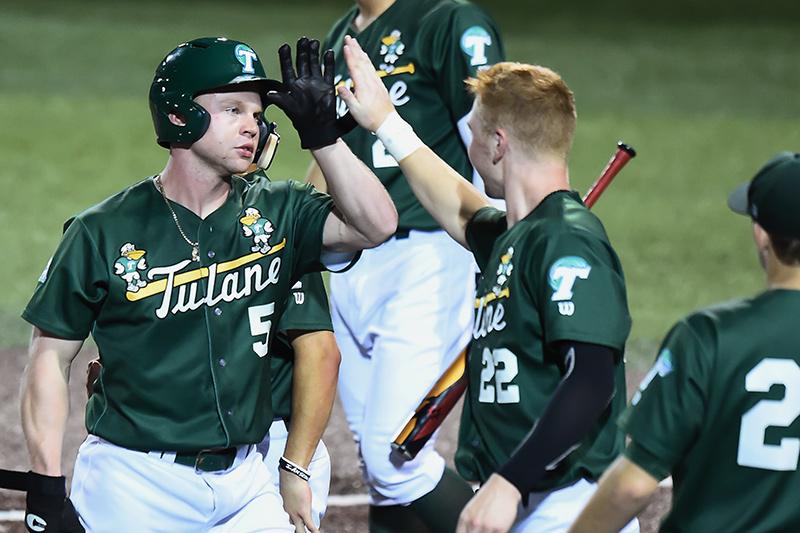 Green Wave baseball kicks-off 2018 season with three straight wins over Wright State.
