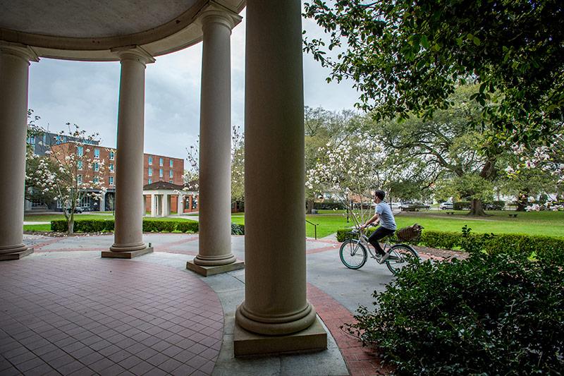 Celebrating it’s 100th anniversary this year, Newcomb Hall, at 1229 Broadway Street on the uptown campus, is the architectural centerpiece of the School of Liberal Arts. The second in an ongoing series of building portraits, Newcomb Hall is home base for the School of Liberal Arts.