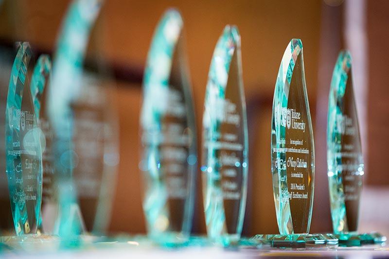 Tulane recognizes milestone employment anniversaries and the President’s Staff Excellence and Departmental/Team Excellence Award winners at a service recognition luncheon.  