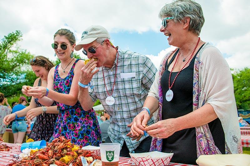 Students, alums and crawfish fans alike flocked to Crawfest over the weekend. 