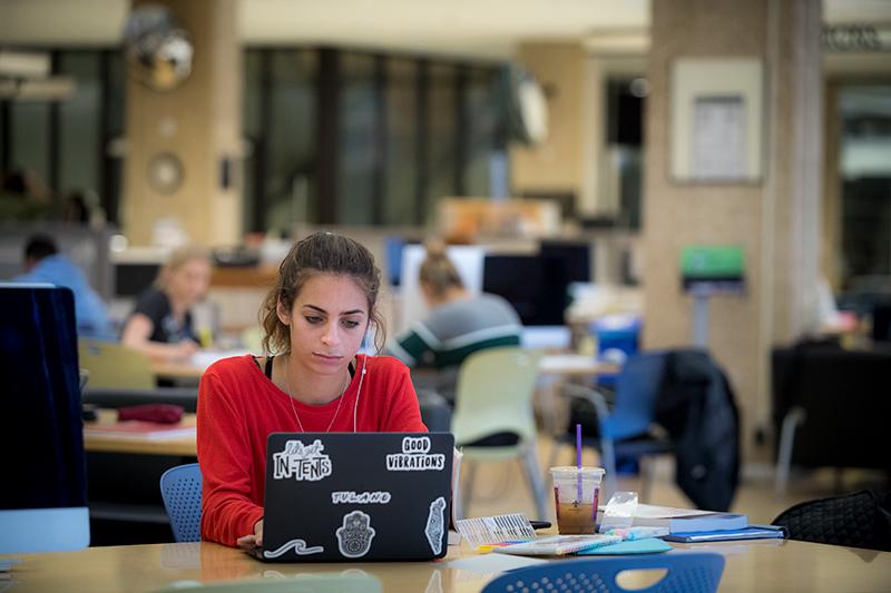 Members of the Tulane community took advantage of a day off Tuesday due to possible heavy rain and flooding from Harvey.