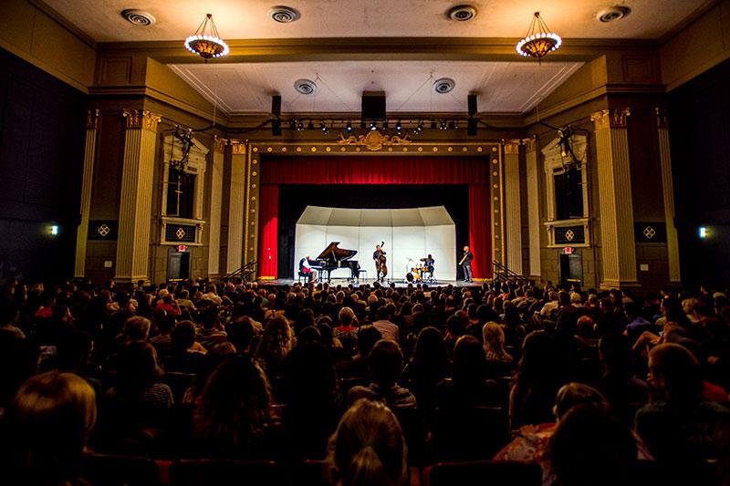 Legendary bandleader, educator, NEA Jazz Master, and patriarch of one of New Orleans' most renowned musical families, Ellis Marsalis performed his annual free concert at Tulane on Thursday night presented by the Lagniappe Series of Newcomb-Tulane College. Legendary bandleader, educator, NEA Jazz Master, and patriarch of one of New Orleans' most renowned musical families, Ellis Marsalis performed his annual free concert at Tulane on Thursday night presented by the Lagniappe Series of Newcomb-Tulane College.