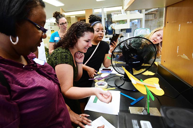 Curiosity + fun = knowledge during the fall 2018 Boys At Tulane in STEM event.