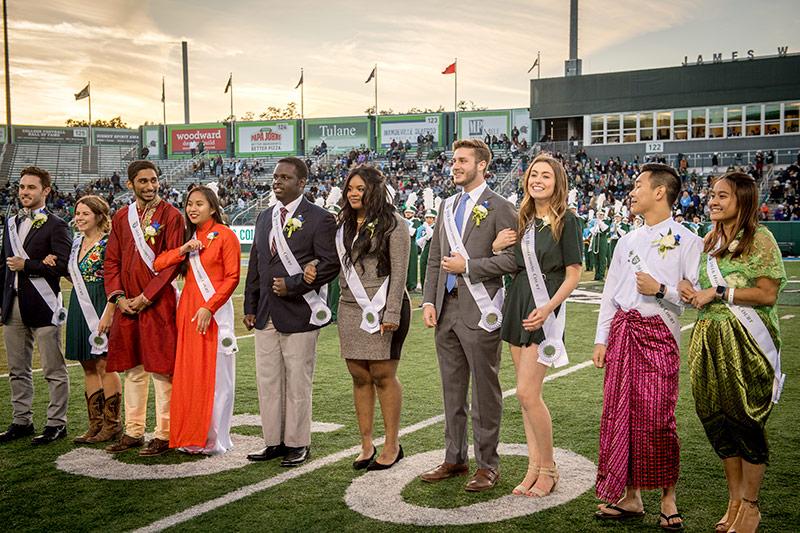 8 - The 2018 Tulane University Homecoming Court. Homecoming brings together families, alumni