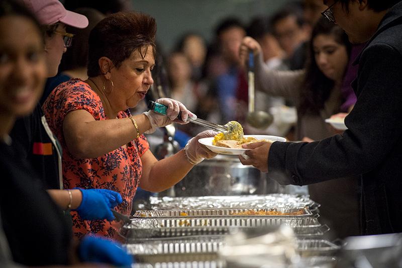 The Tulane community gathered Tuesday night (Nov. 21) for the annual Thanksgiving Harvest Fest, held in the Kendall Cram of the Lavin-Bernick Center.