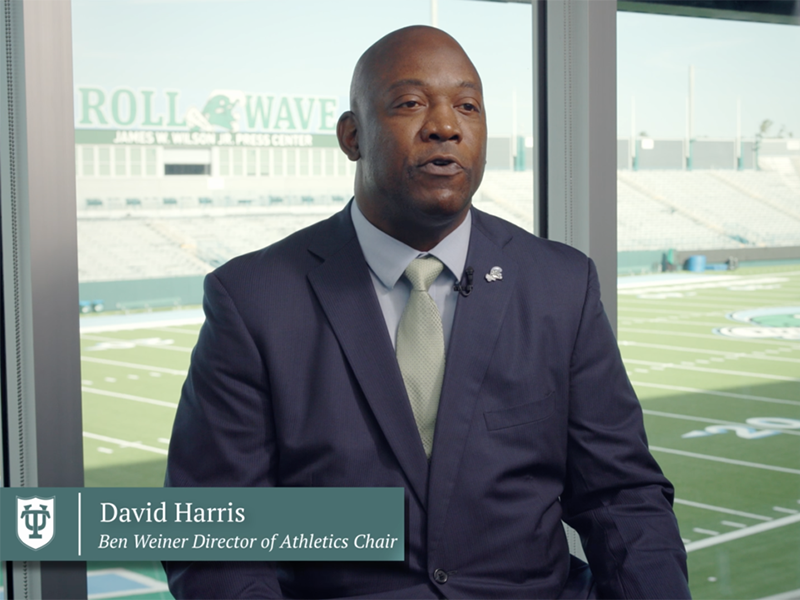 Meet David Harris, the new Director of Athletics at Tulane