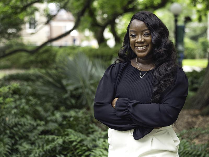 Tulane student speaker Tamunoboma Dominion Fenny 