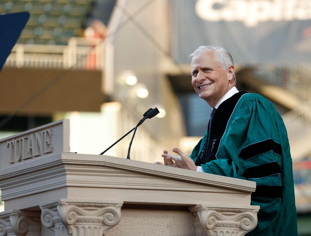 Jon Meacham, acclaimed presidential historian and Pulitzer Prize-winning author, delivers the keynote address. (Photo by Tyler Kaufman)