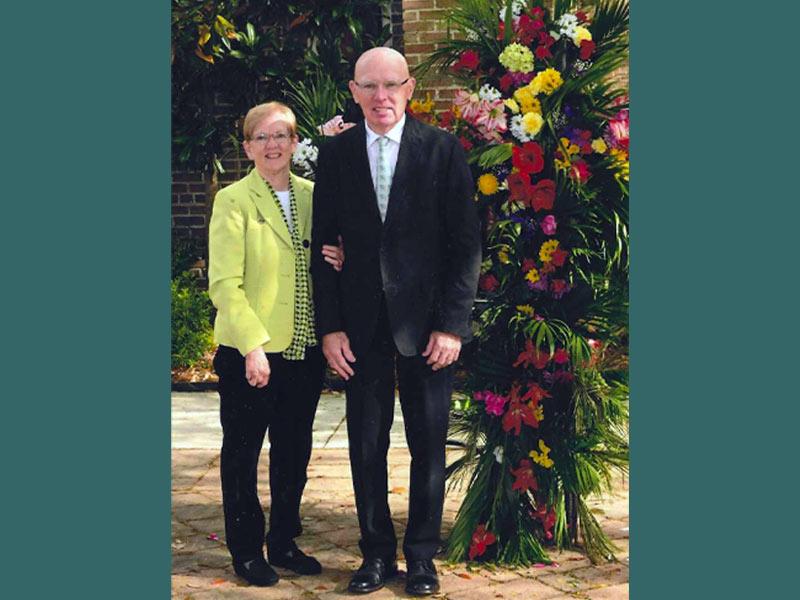 From left: Mary and Gene Koss