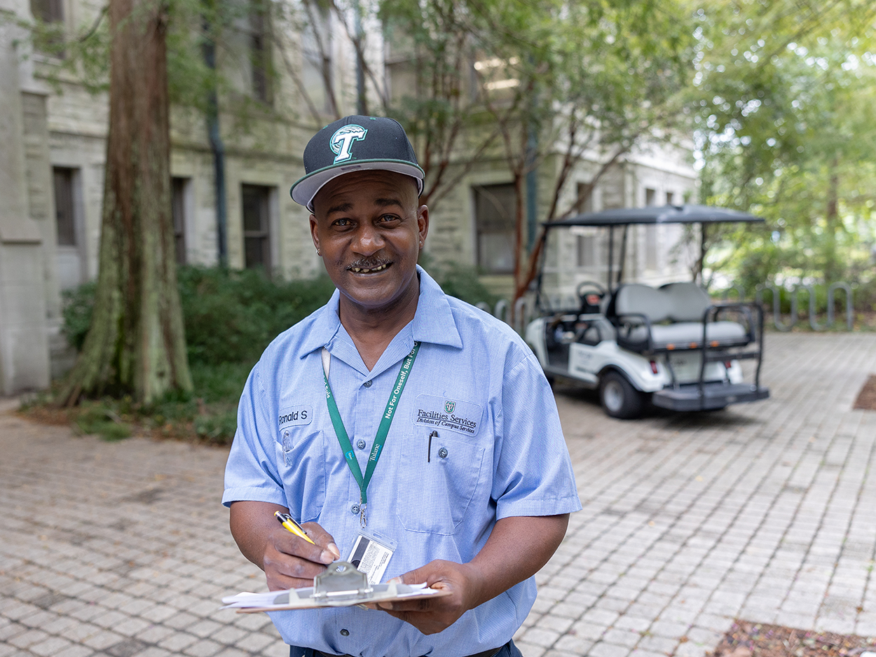 Ronald S of Tulane Facilities Services