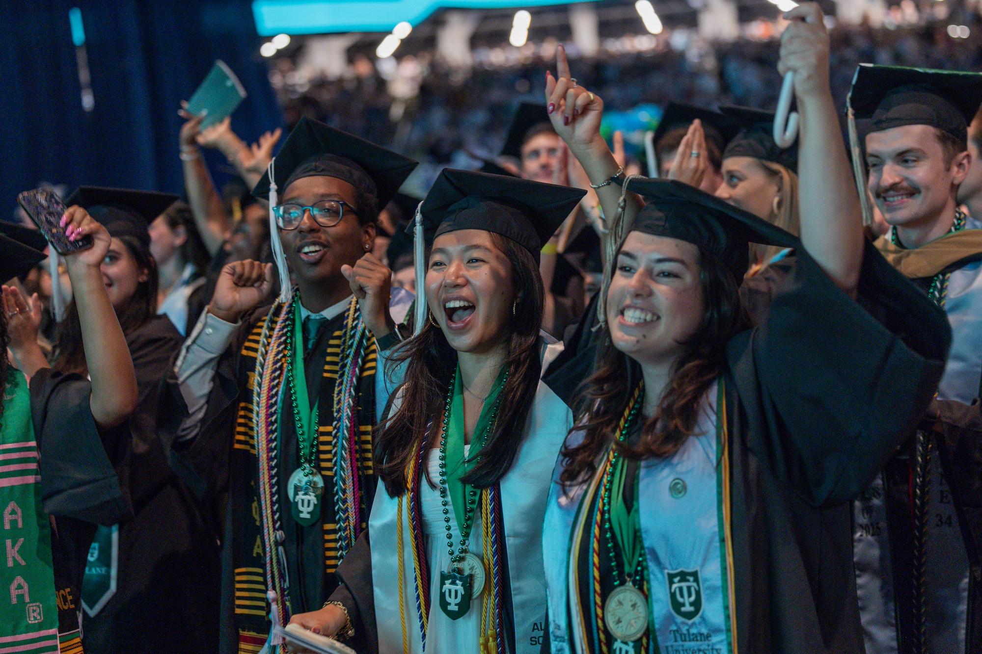 excited grads on floor excited grads on floor