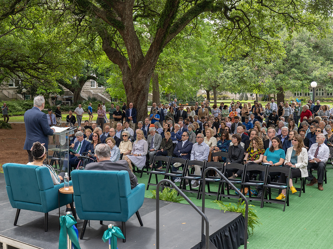 Tulane celebrates reimagined Richardson Memorial Hall Robin Forman speaks at Richardson Memorial Hall dedication