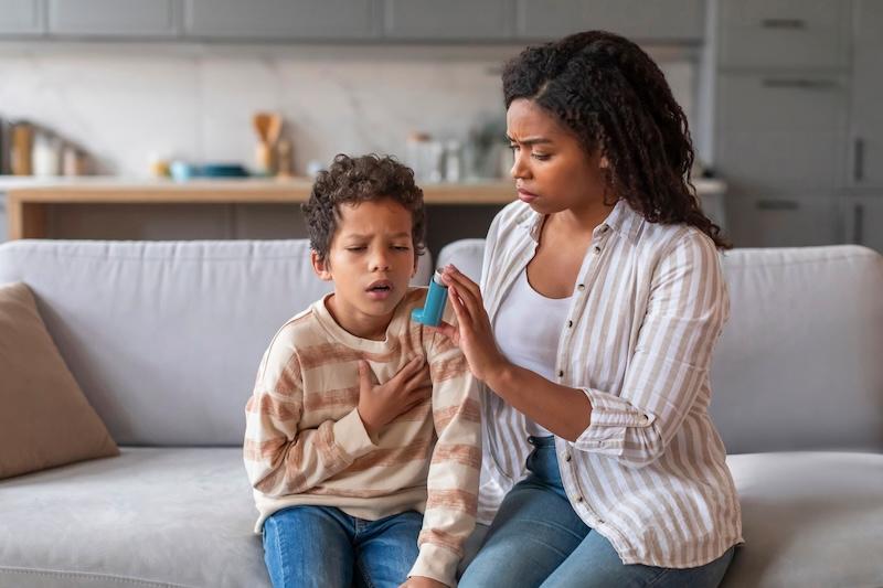 Child with asthma