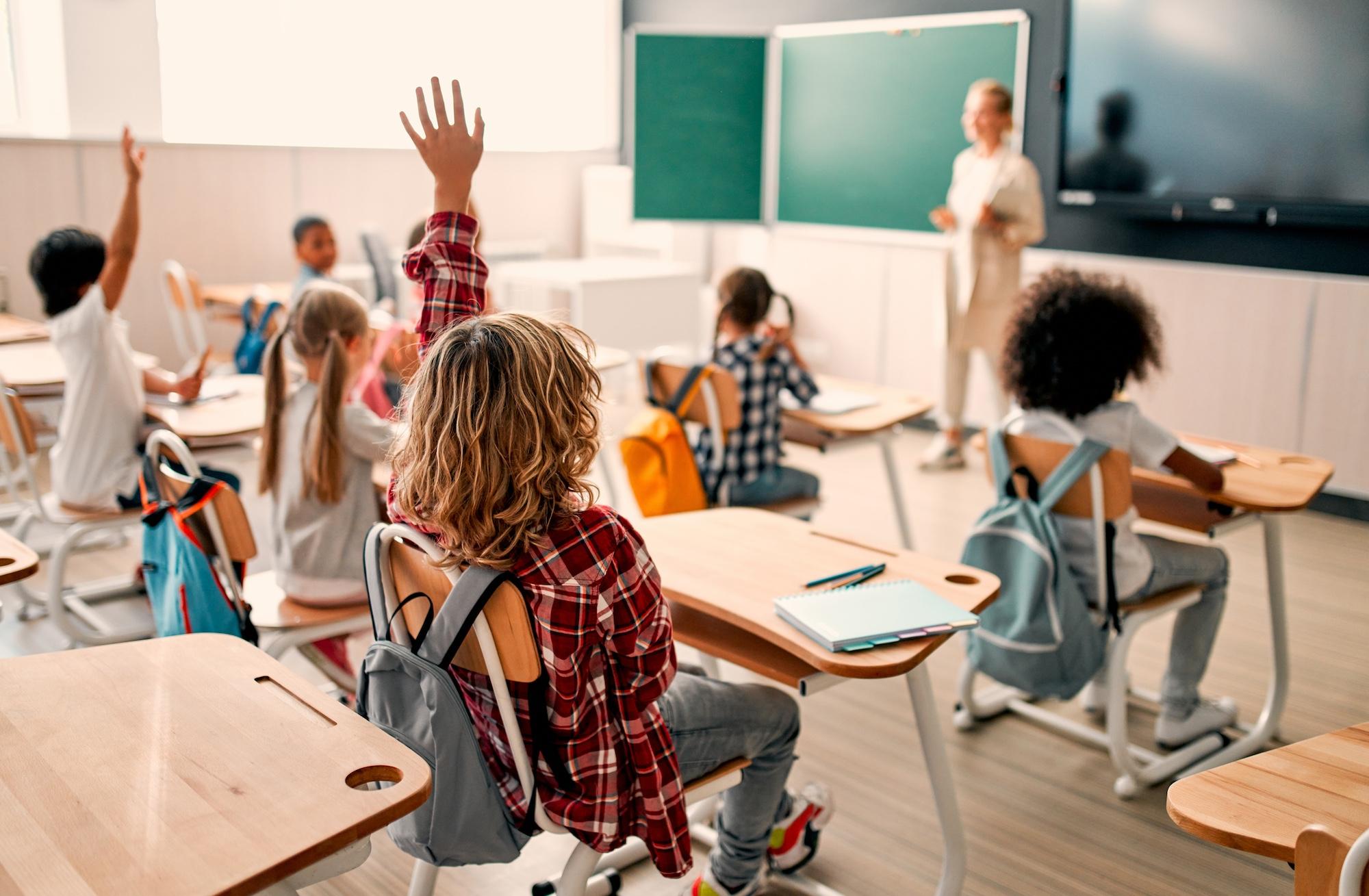 children in a classroom