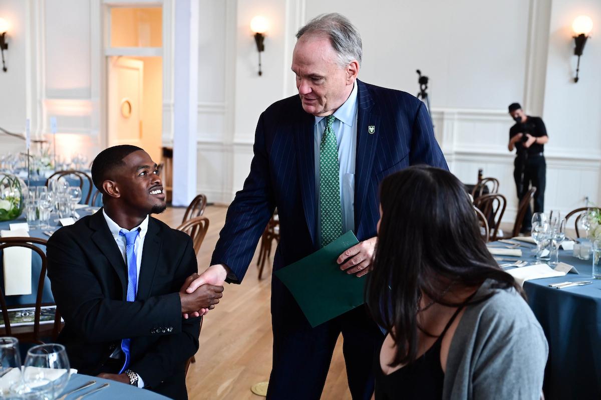 Michael A. Fitts and students