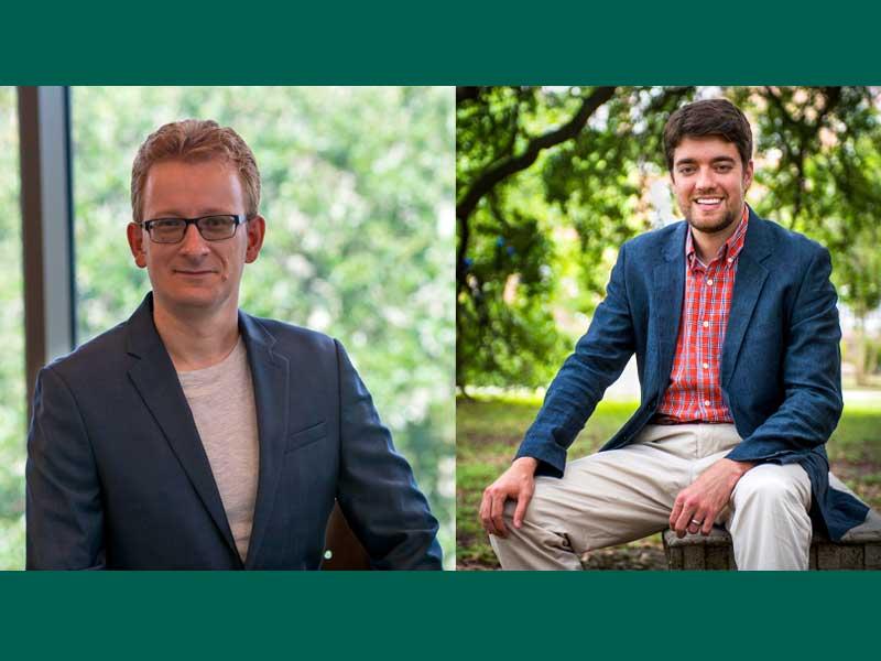 Tulane physicists Denys Bondar and Matthew Escarra