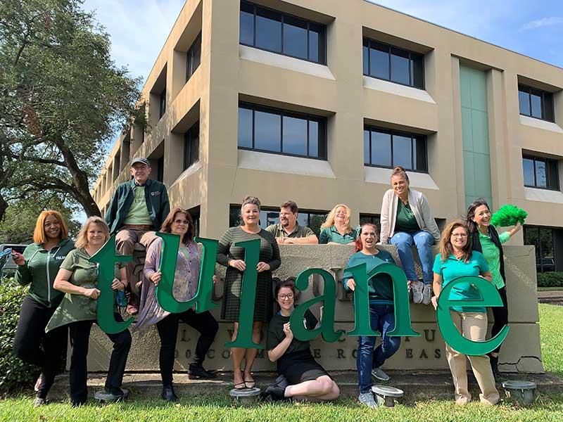 Tulane Wear Your Green Day challenge winners